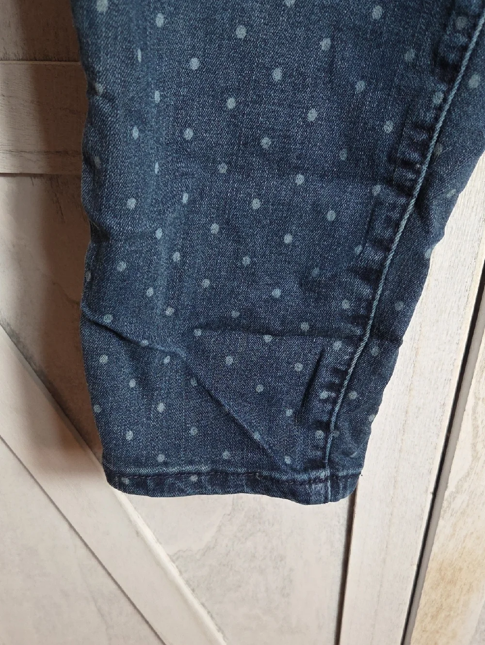 Earl Jeans Polka Dot Capri Jeans Size 18W